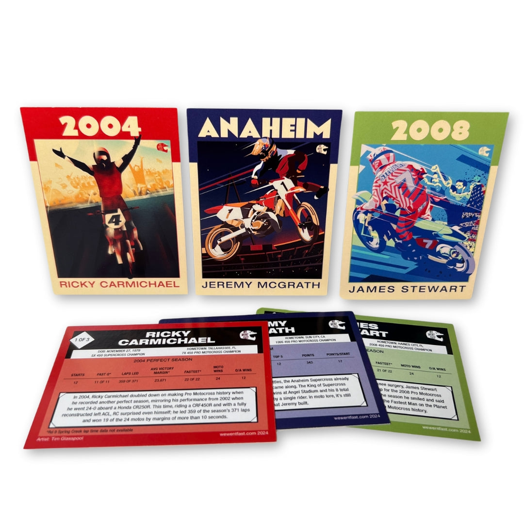 Legends Trading Cards (set of 3)