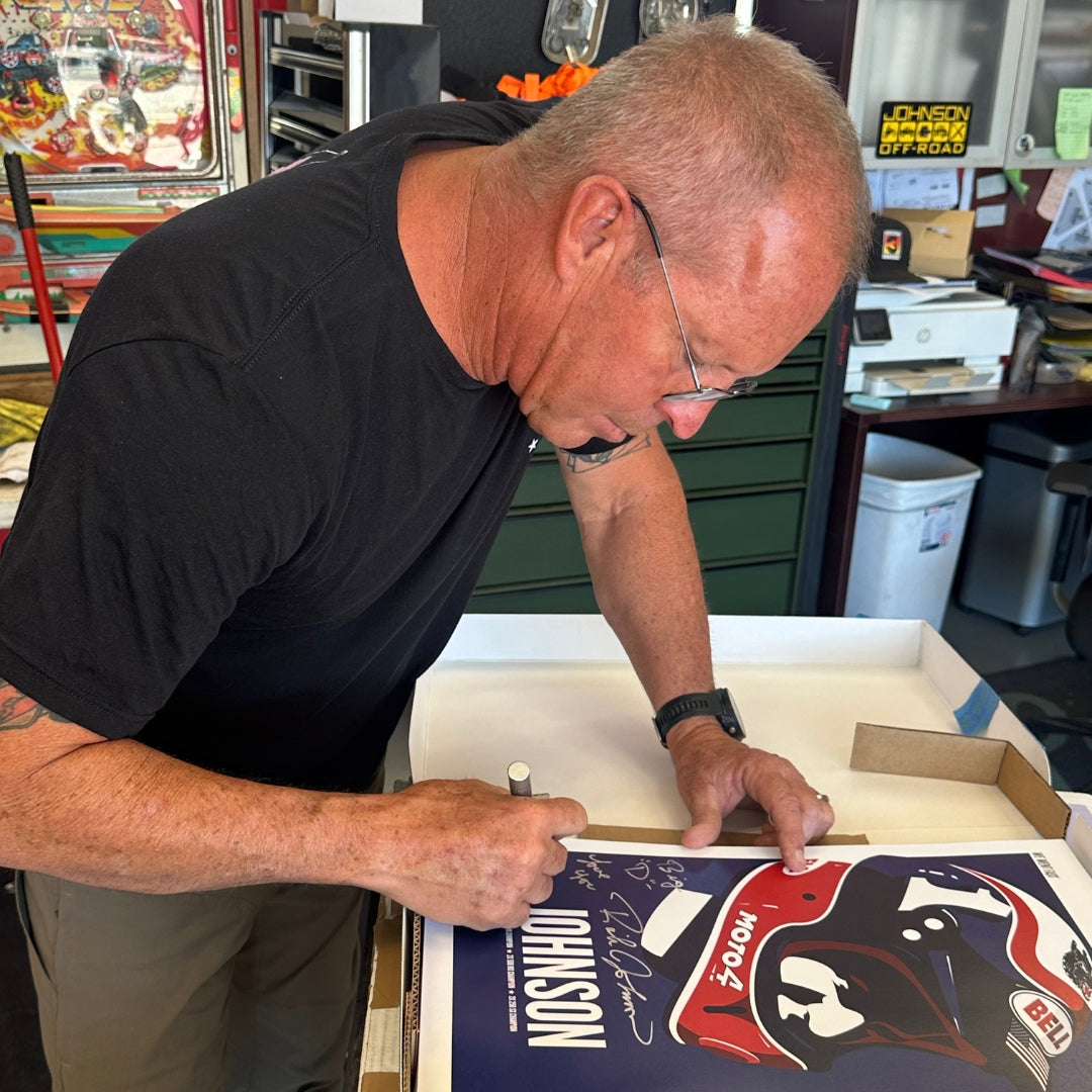 Iconic Helmets: Rick Johnson