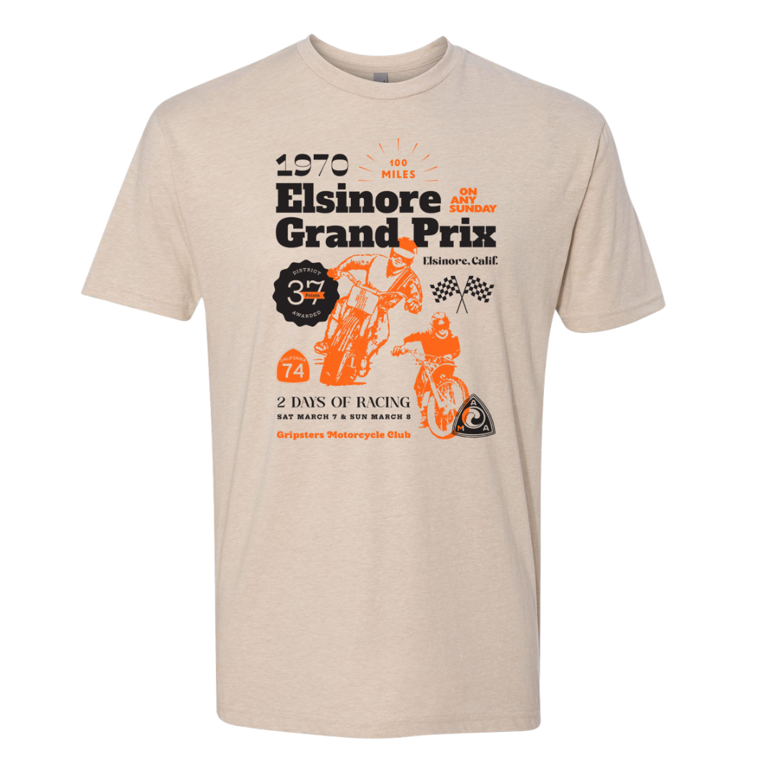On Any Sunday 1970 Elsinore Grand Prix Tee