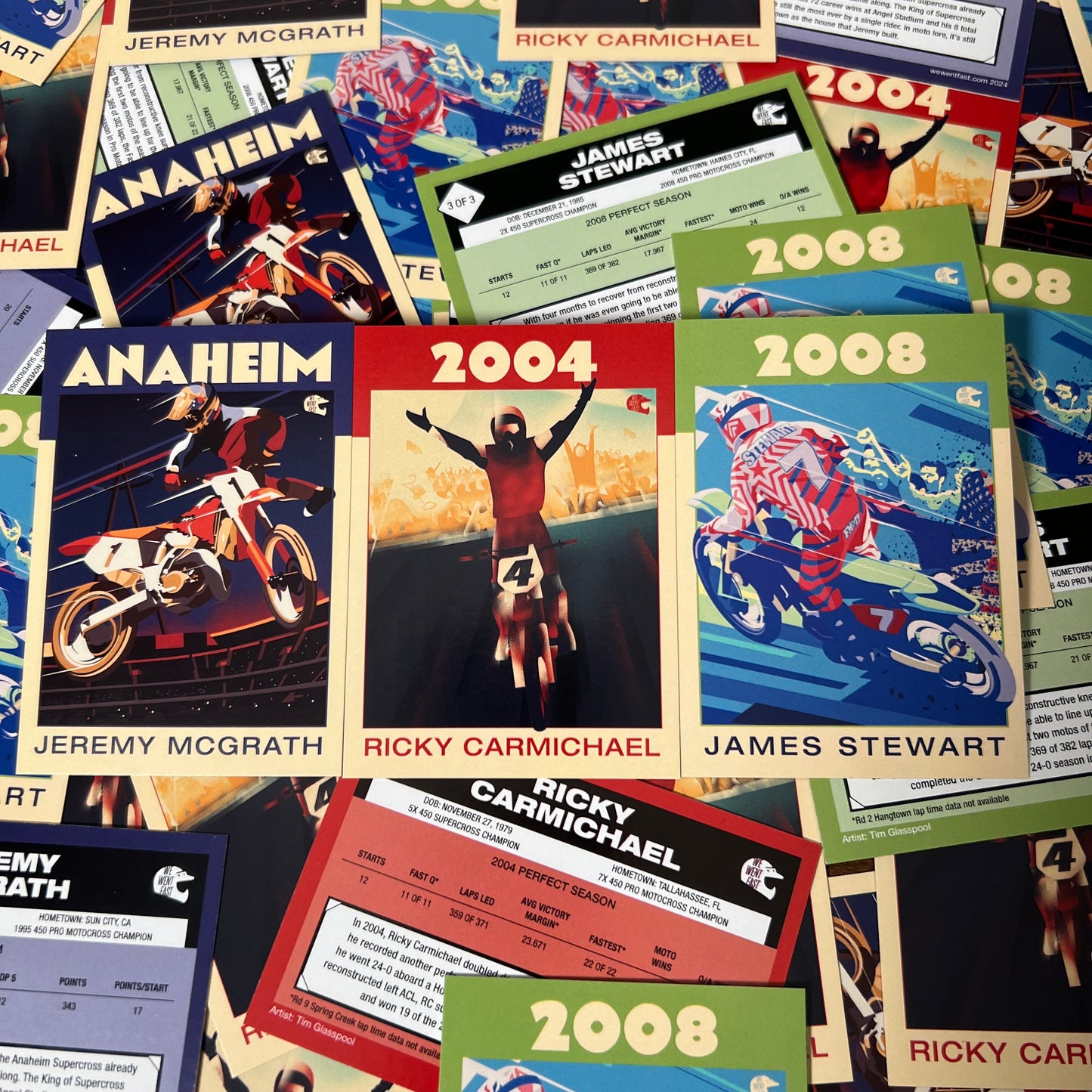 Legends Trading Cards (set of 3)