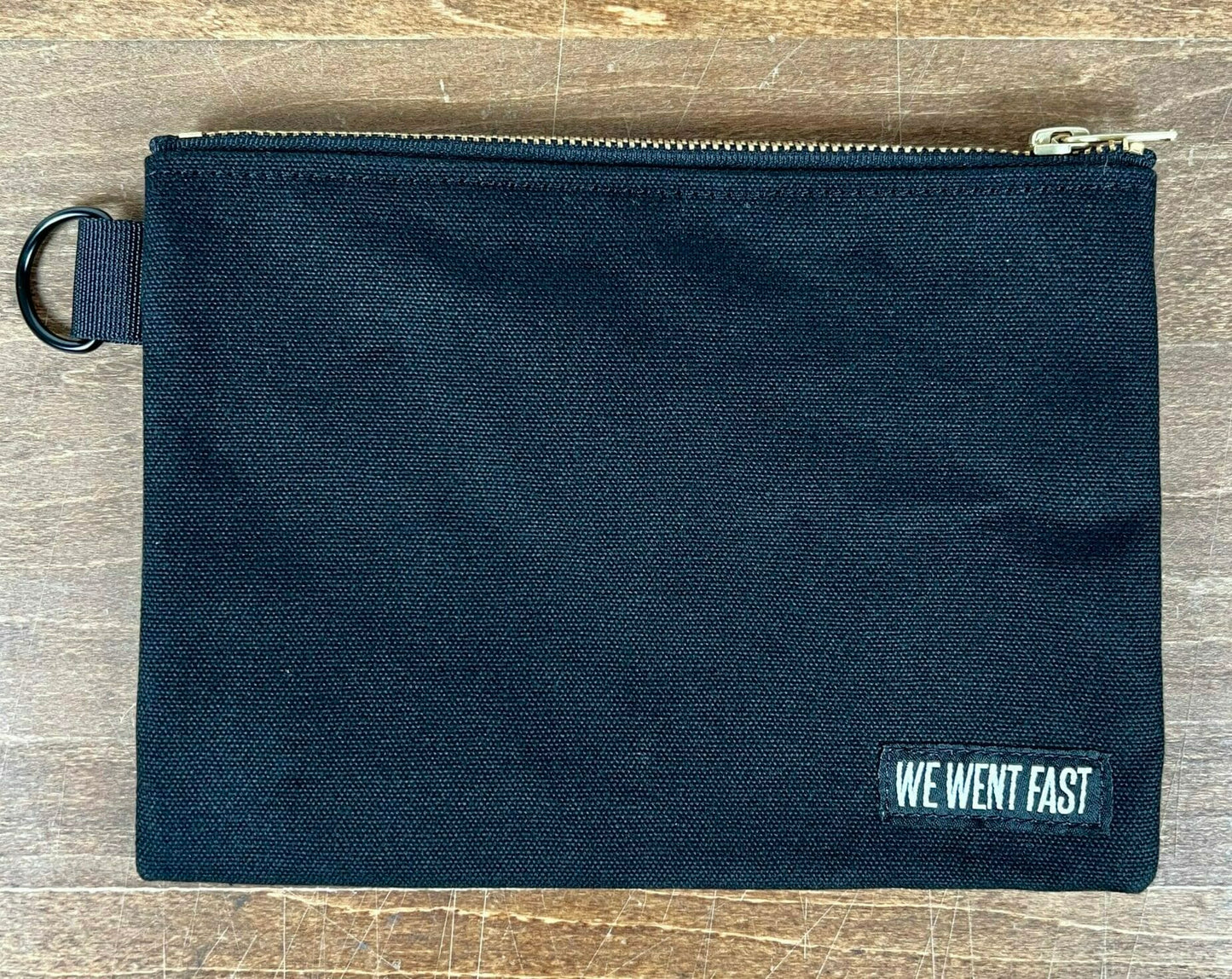 Waxed Canvas Zipper Pouch