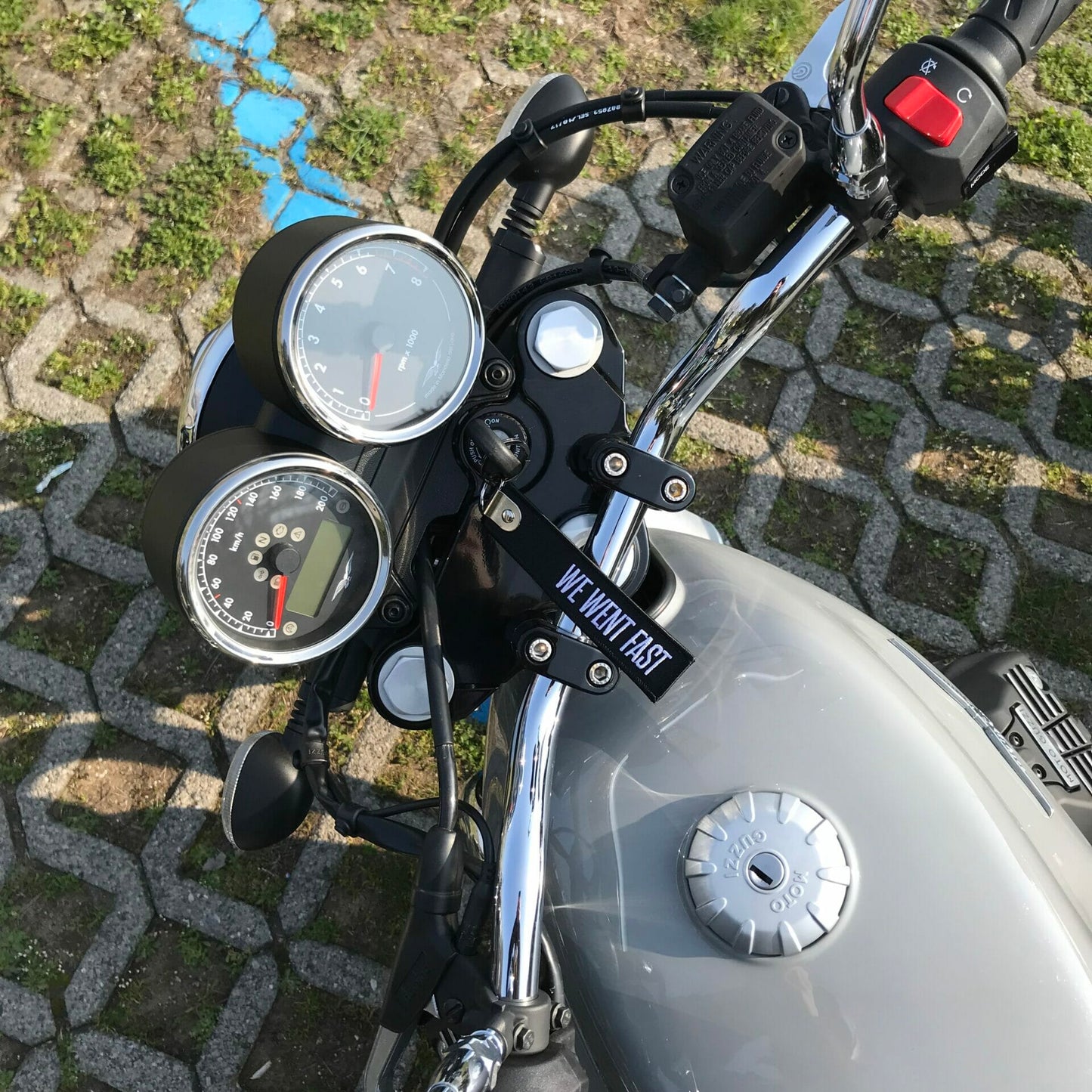 Bag Tag Keychain Moto Guzzi