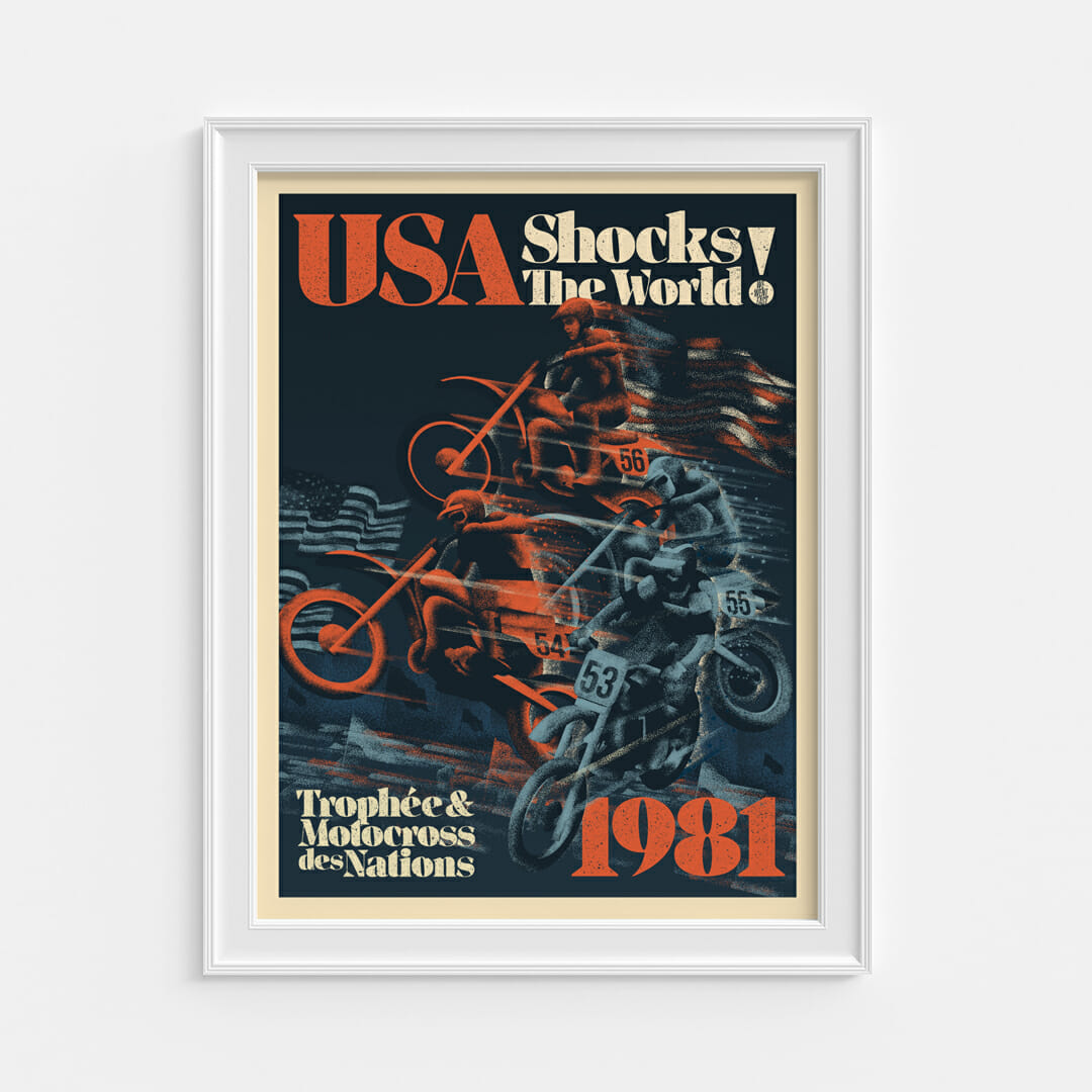 Poster: Team USA at MXoN 1981