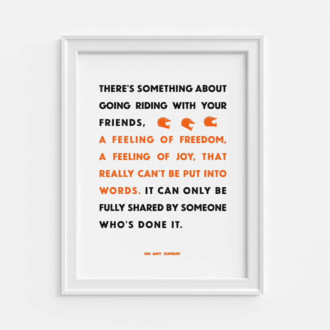 Poster: On Any Sunday, Bruce Brown