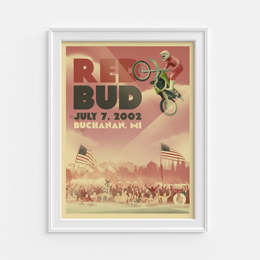 Poster: James Stewart at Red Bud, 2002