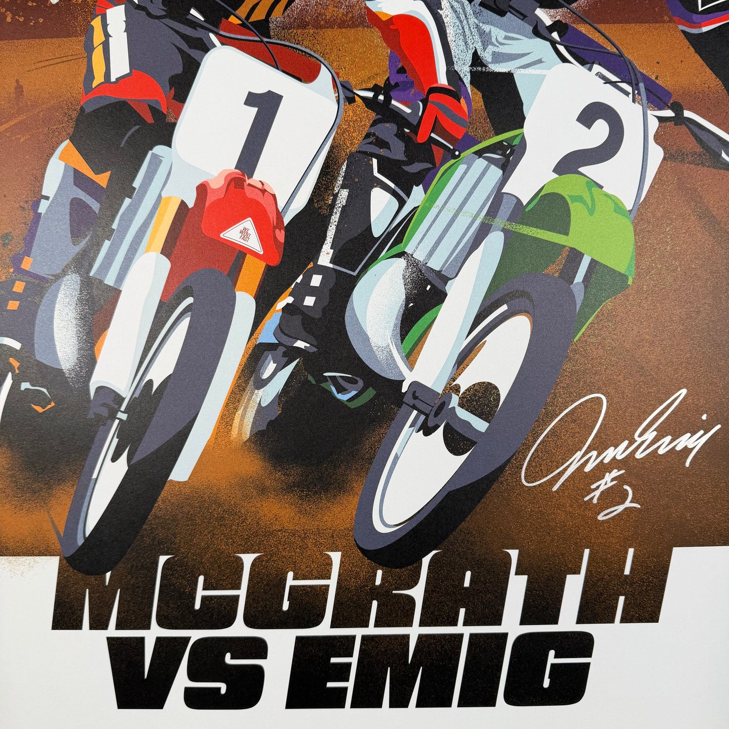 RIVALS! McGrath vs. Emig: Autographed