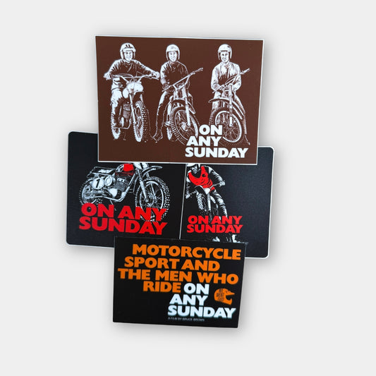 On Any Sunday Decal Set