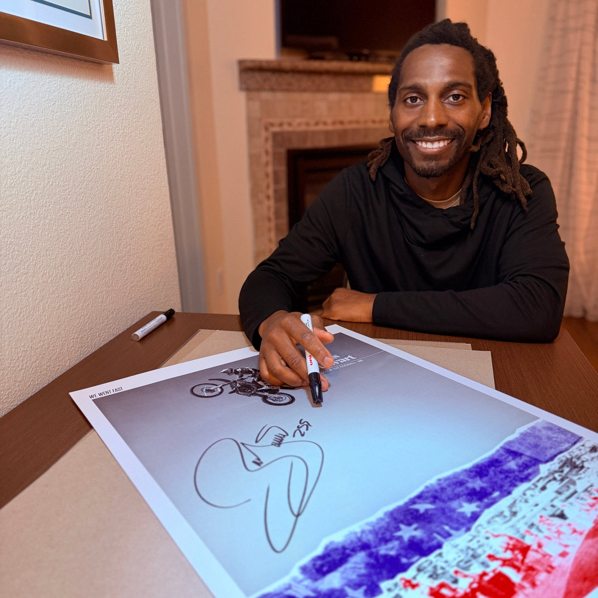 Autographed: James Stewart USA Leap