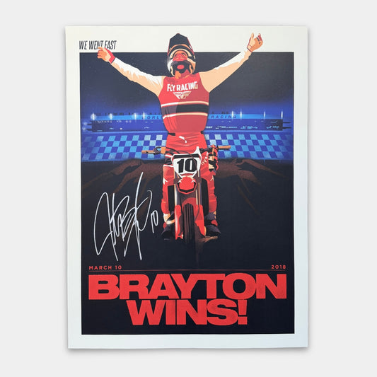 Justin Brayton Wins Daytona! Autographed