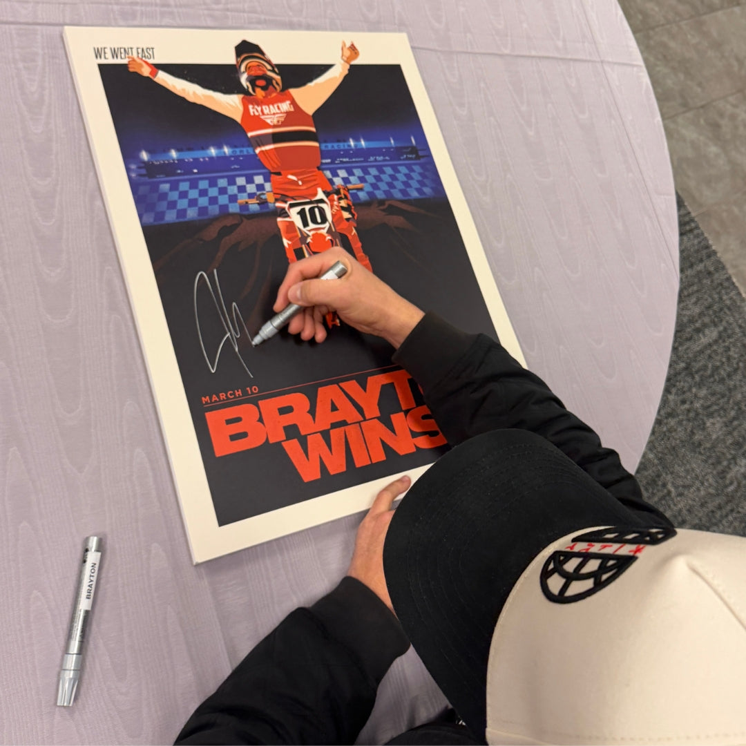 Justin Brayton Wins Daytona! Autographed