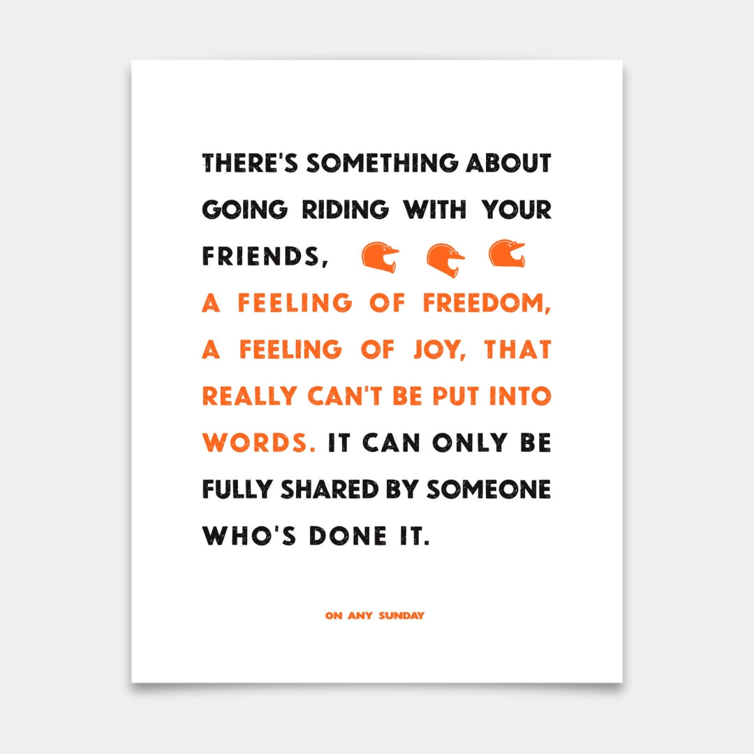 On Any Sunday Inspiration Art