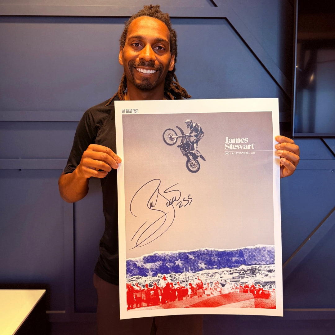 Autographed: James Stewart USA Leap