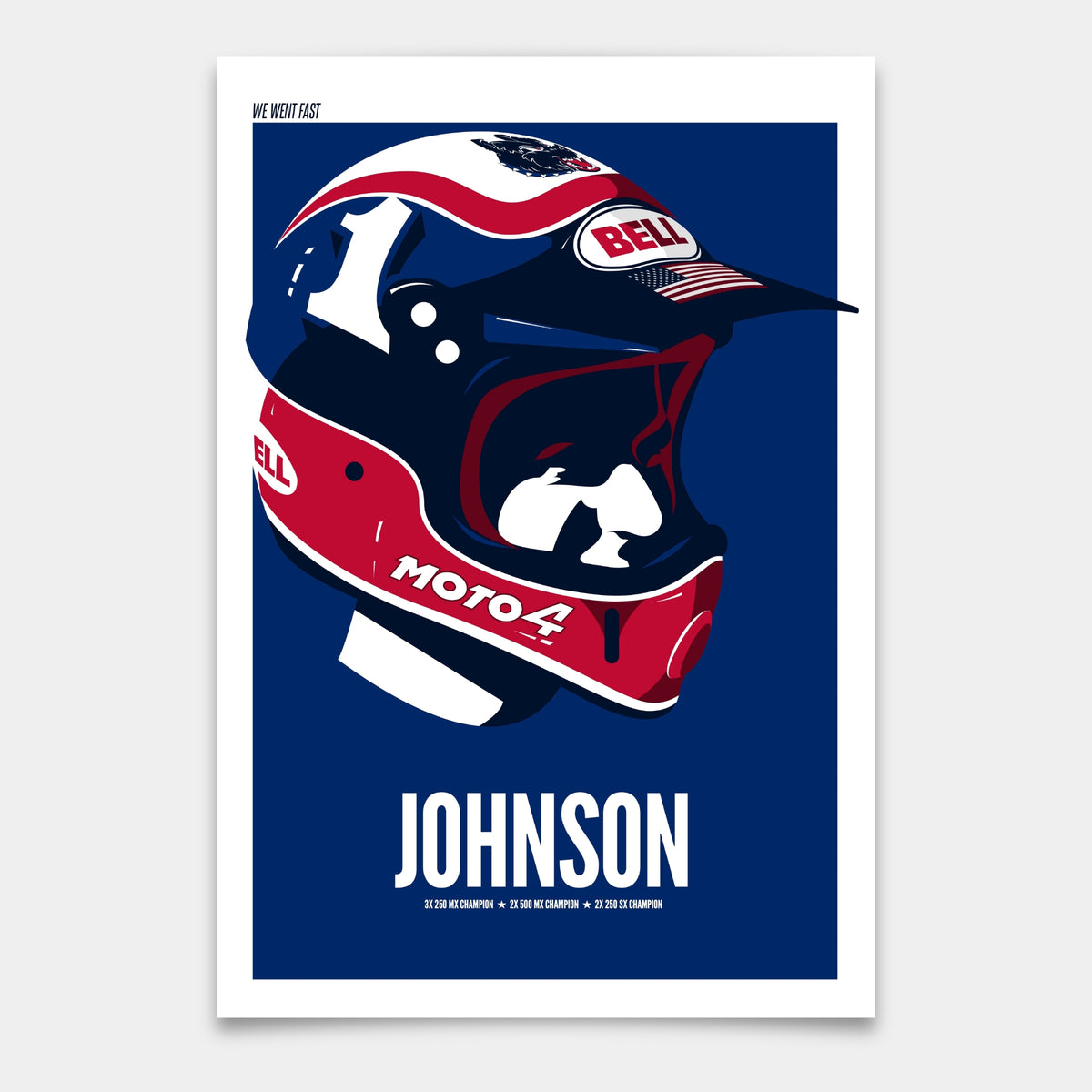 Iconic Helmets: Rick Johnson