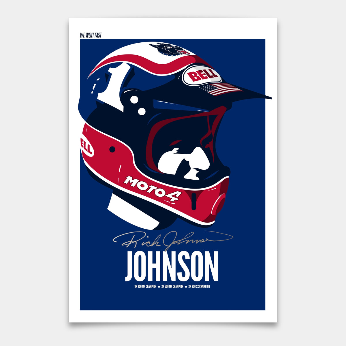 Iconic Helmets: Rick Johnson