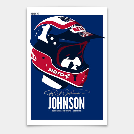 Iconic Helmets: Rick Johnson
