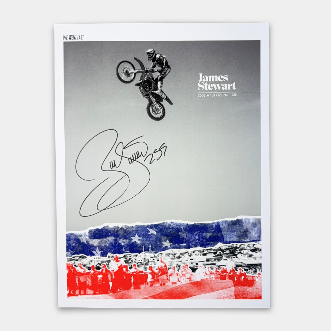 Autographed: James Stewart USA Leap