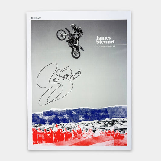Autographed: James Stewart USA Leap