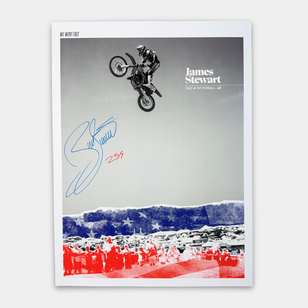 Autographed: James Stewart USA Leap
