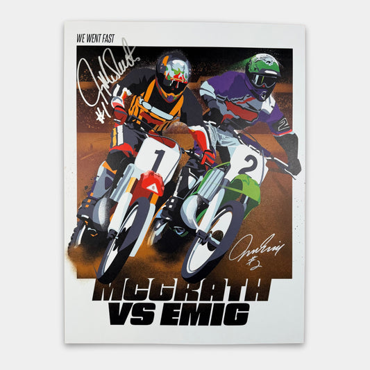 RIVALS! McGrath vs. Emig: Autographed