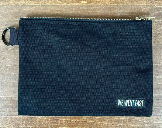 Waxed Canvas Zipper Pouch